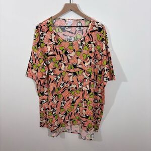 Disney LulaRoe Goofy Printed Short Sleeve Tee 2XL